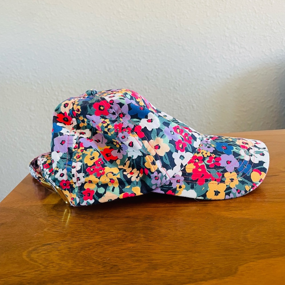 Ann Taylor Floral Baseball Hat - Picture 2 of 7